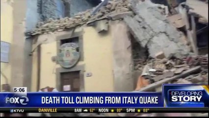 TWO QUAKES DEVESTATE MYANMAR AND ITALY