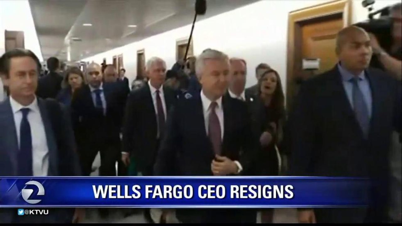 WELLS FARGO CEO STEPPING DOWN