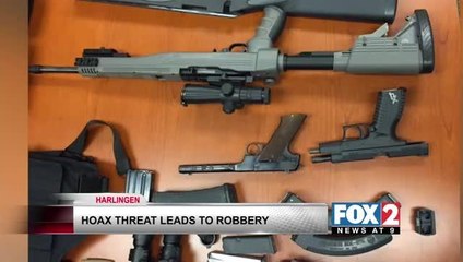 School Threat A Cover Up for An Armed Robbery