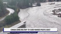 Canada sends military to flood-ravaged Pacific coast
