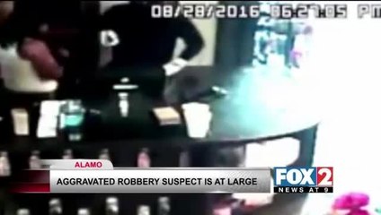 Robber Demands Money At Gunpoint in Alamo