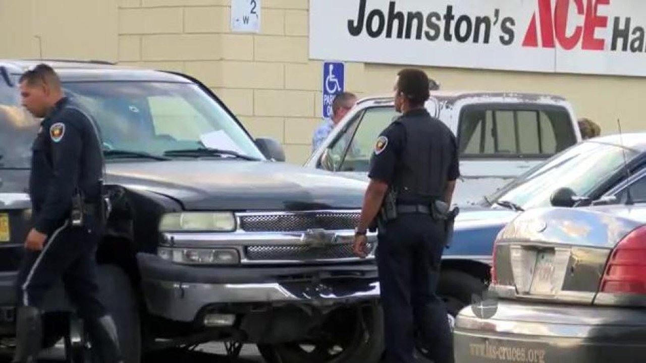Persecución en Las Cruces termina en disparos