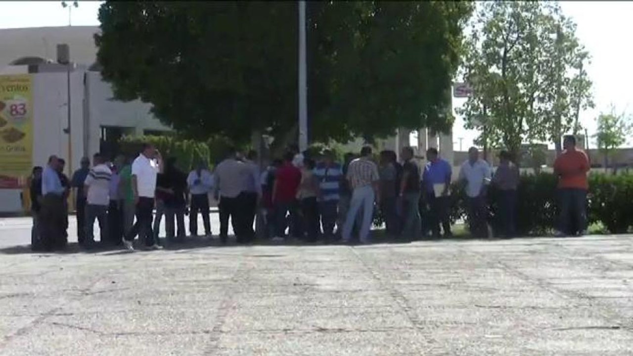 Otra manifestación de taxistas en Mexicali