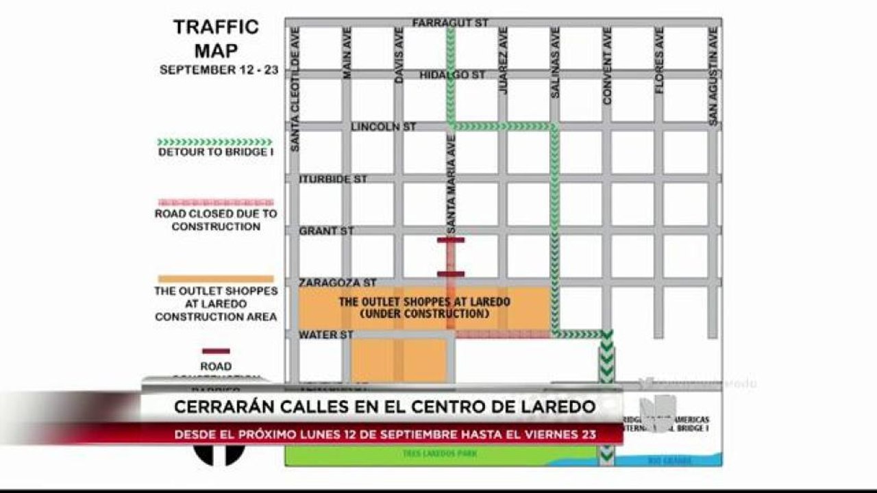 Cerrarán temporalmente algunas calles del centr...