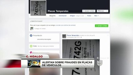 En alerta por venta de placas temporales falsas en el Valle de Texas