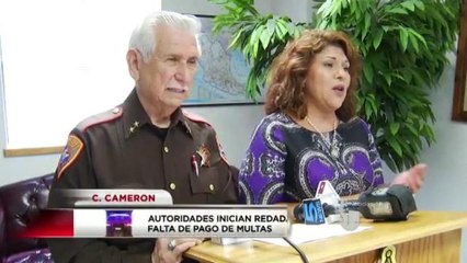Inician redadas por deudas de multas en Cameron