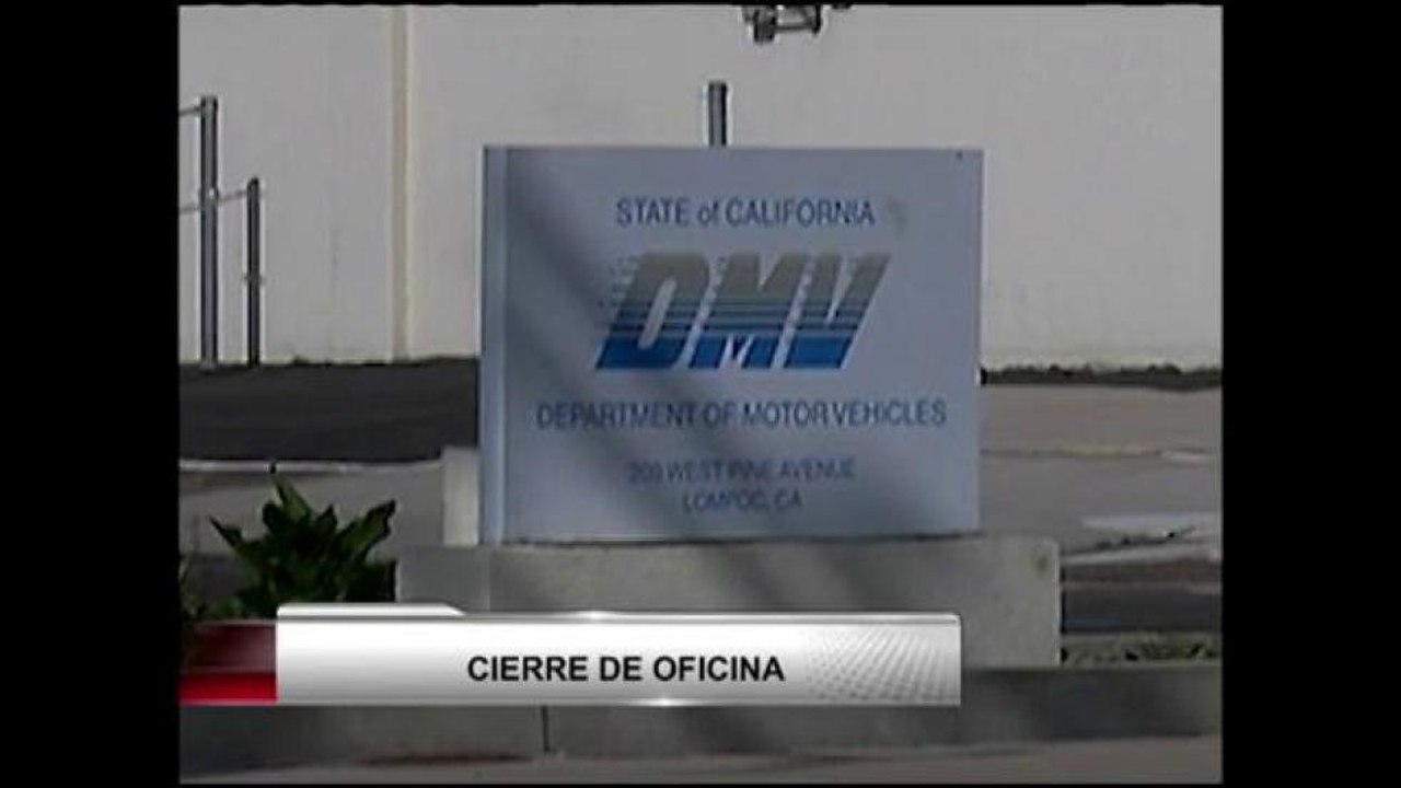 VIDEO: Cierra DMV en la ciudad de Lompoc
