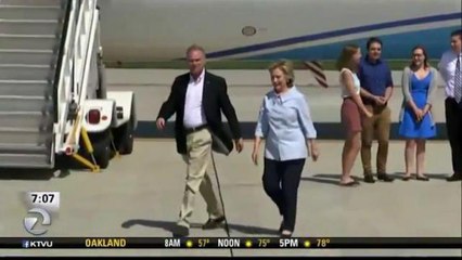 CLINTON BACK ON CAMPAIGN TRAIL AFTER BOUT WITH PNEUMONIA