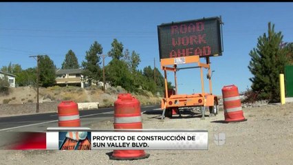 Sun Valley Blvd. bajo construcción para protejer a peatones