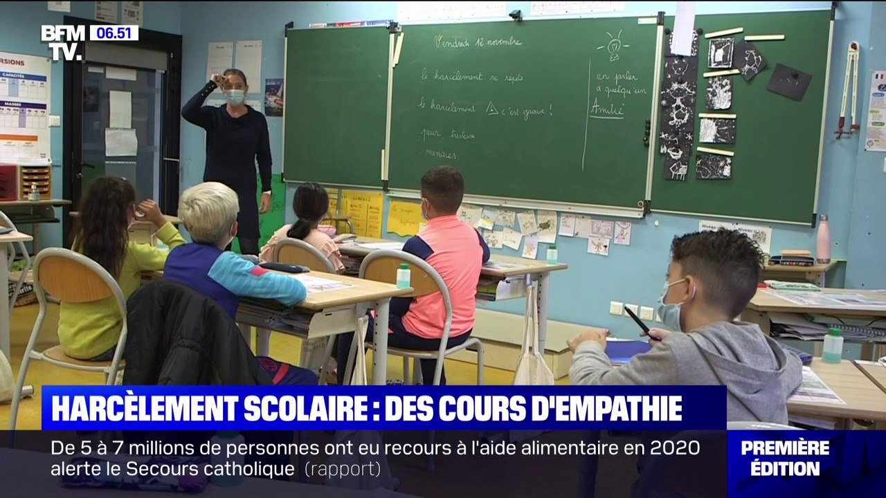 À l'école, des cours d'empathie sont donnés aux élèves pour lutter contre le harcèlement scolaire