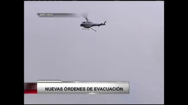 VIDEO: Nuevas órdenes de evacuación
