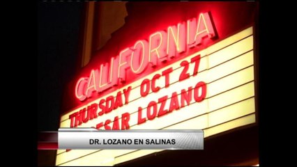VIDEO: El Dr. César Lozano visito la ciudad de Salinas