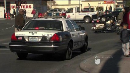 Accidente deja a un hombre en un hospital de Las Vegas