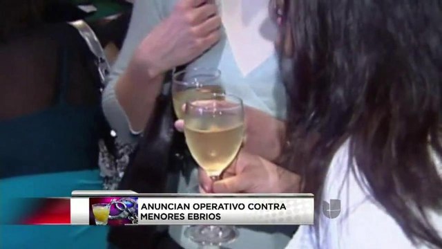 Operativo contra consumo de alcohol entre menores