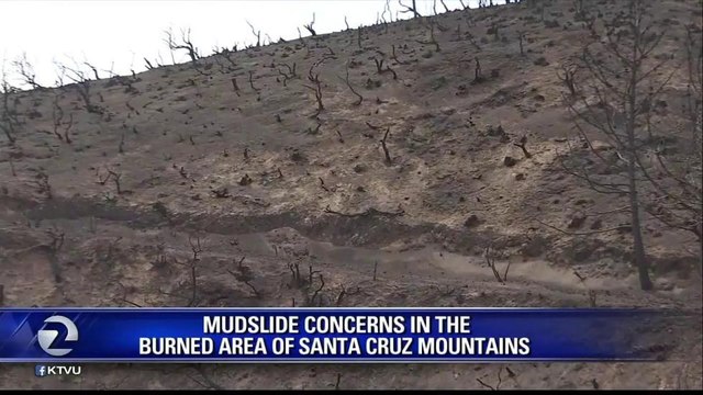 MUDSLIDES FEARED IN SANTA CRUZ MOUNTAINS IN WAKE OF FIRES