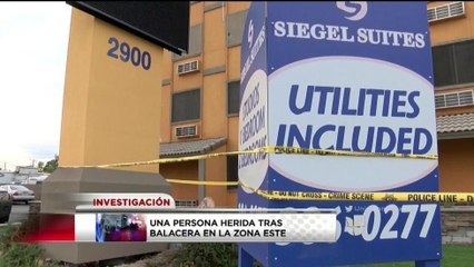Investigan balacera al este de Las Vegas