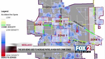 Weslaco Police use Historical Crime Data to plan patrols