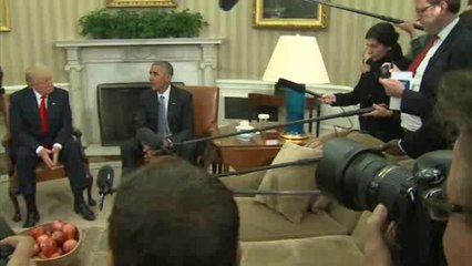 Reunión de Trump con Obama en la Casa Blanca