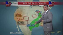 Pronostico del Tiempo para el Dia de Elecciones