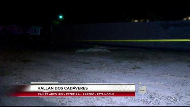 Investigan hallazgo de dos cadáveres.