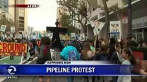 NATIONWIDE PROTESTS OPPOSE NORTH DAKOTA OIL PIPELINE