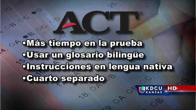 Cambios en las prueba ACT para ayudar a estudiantes aprendiendo Ingles