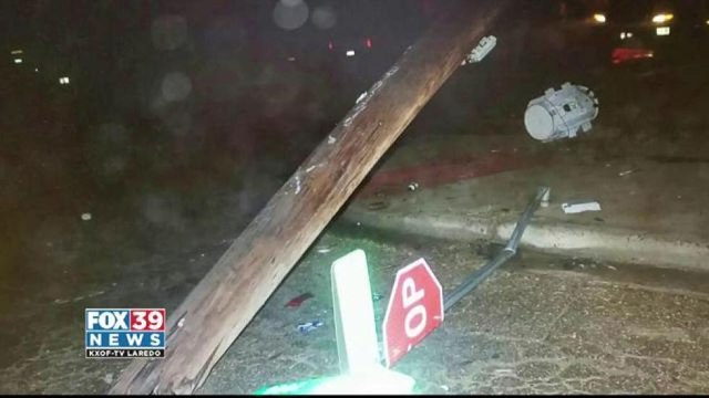 South Laredo Left Without Electricity Due to Car Accident