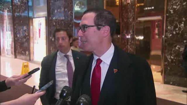Mnuchin explica los planes económicos de Trump