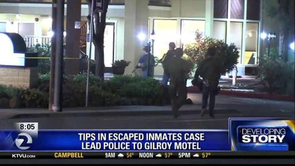 SANTA CLARA CO JAIL ESCAPE LEADS TO GILROY MOTEL