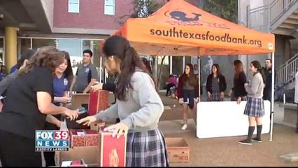 St. Augustine students provide necessities to less fortunate.