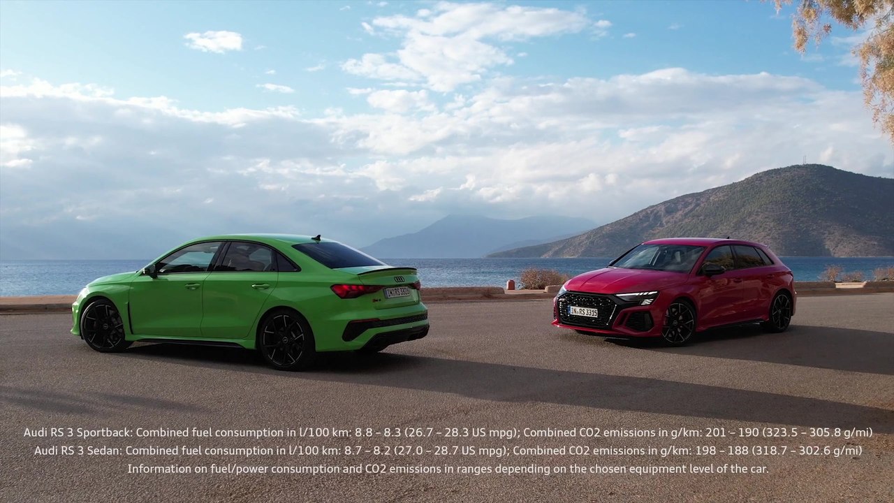 High-performance redefined - Audi RS 3 Sportback and RS 3 Sedan