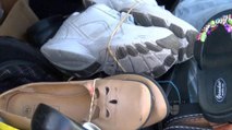Recolectan zapatos para ayudar a monasterio