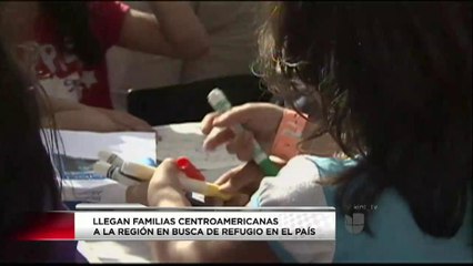 Llegan familias centroamericanas a El Paso
