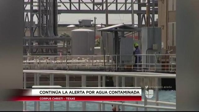 Continúa alerta sanitaria por contaminación del agua en Corpus Christi