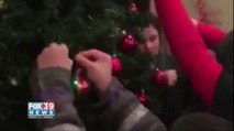Girl Scouts Troop 9136 and 9167 Decorate Bethany House ChristmasTree