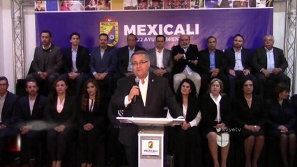 Presentan a integrantes del nuevo gabinete de gobierno en Mexicali
