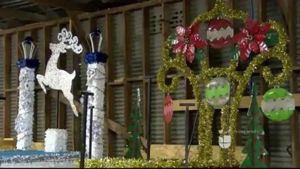 Todo listo para el desfile navideño