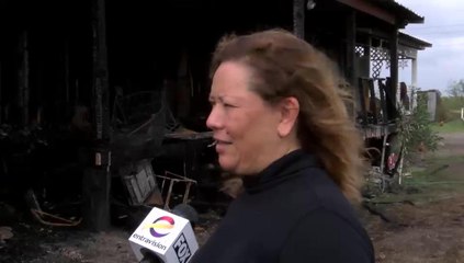 Flames Consume Family Home in San Benito