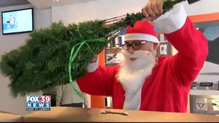 Santa and At&T Help Out Sacred Heart Children