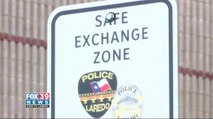 A safe exchange zone has been created for local residents