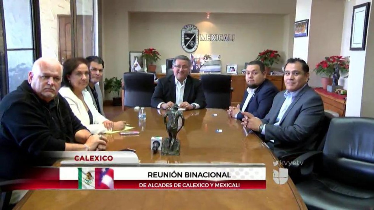 Se reunen Alcaldes de Mexicali y Calexico