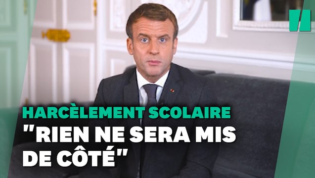 Face au harcèlement scolaire, Macron annonce de nouveaux outils