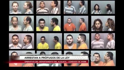 Arrestan a prófugos de la justicia en el Condado de Webb