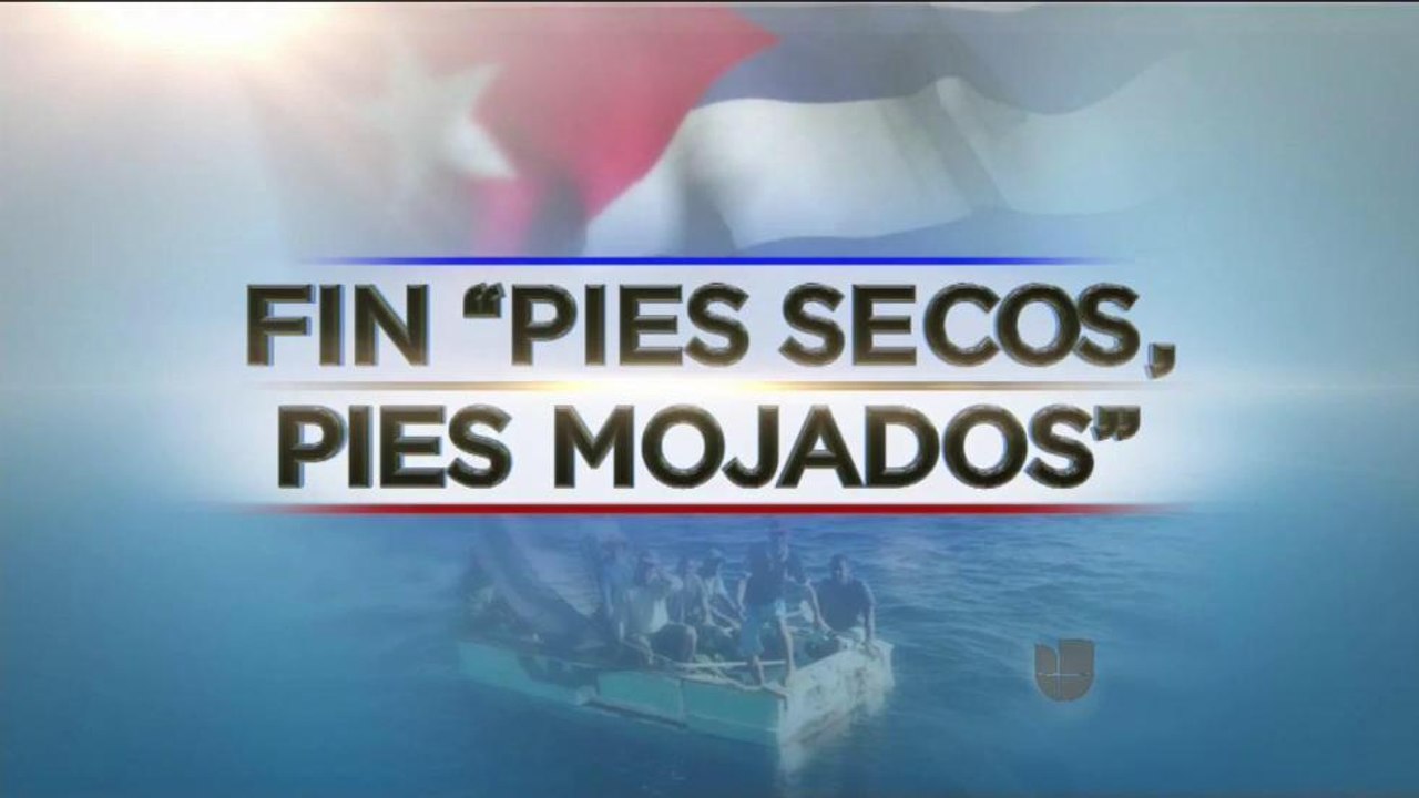 Cubanos en Odessa reaccionan al fin de "pies secos, pies mojados."