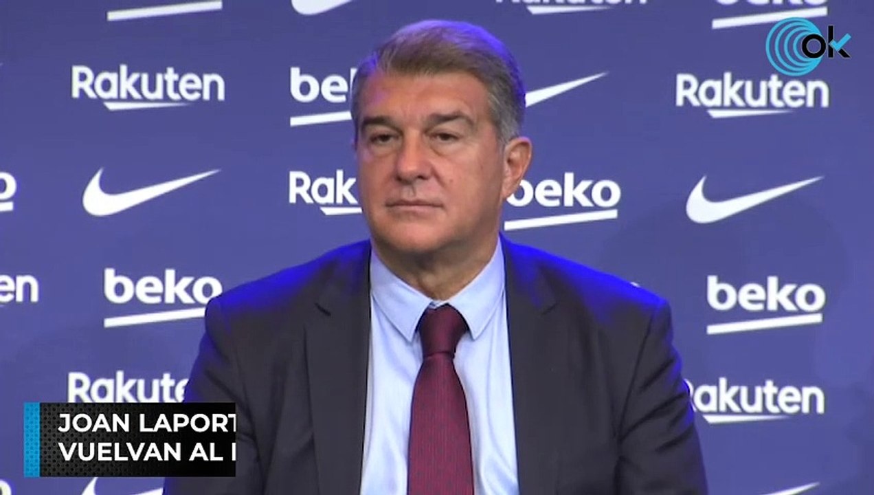 Joan Laporta: «No descarto que Messi e Iniesta vuelvan al Barça»