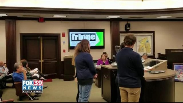 Theatre students were recognized at city council meeting