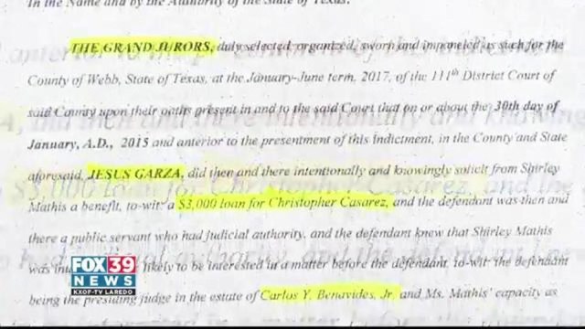 Webb County Law Judge Indicted