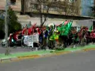 MURCIA. Pitada Deleg Gobierno Murcia. Inicio encierro