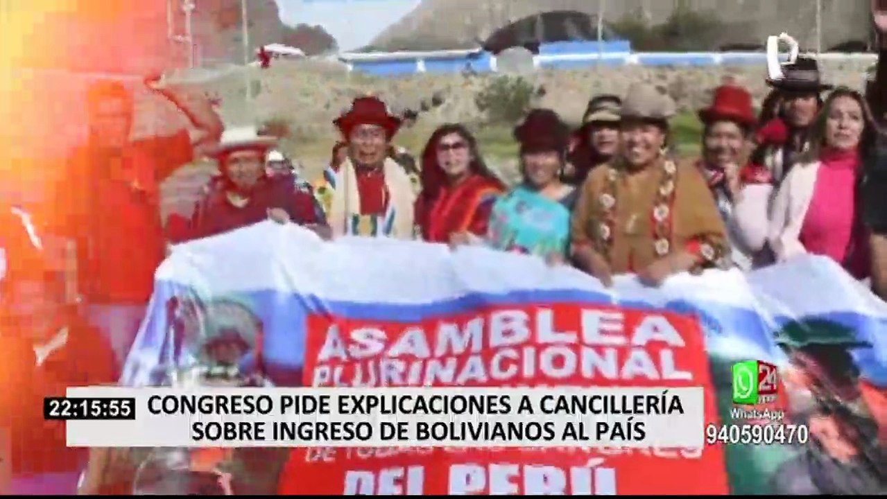 Congreso pide informe a Cancillería por ingreso de bolivianos