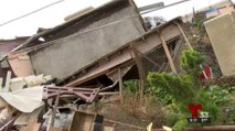 Se derrumban cuatro casas en Tijuana, hay más en riesgo de colapso